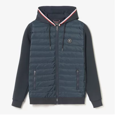 Veste Maille Jaune Et Blanc LE TEMPS DES CERISES Taille L - Veste Femme Occasion Bon état