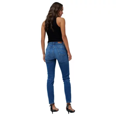 BOSS - Jean Tapered en denim très stretch noir délavé - Noir