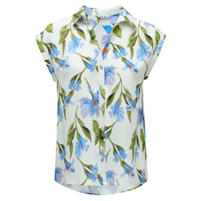 Chemise fleurs grande taille femme