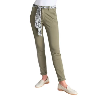 Pantalon Femme Slim Le Temps Des Cerises - Taille 25 - Coton Orange - Occasion Très Bon état (TBE)