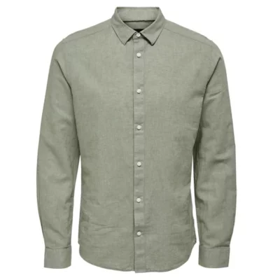 Chemise Manches Longues Coupe Droite Vert Boggi Milano Homme - 2348672-vert00