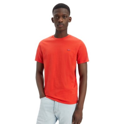 T shirt cheap levis rouge homme