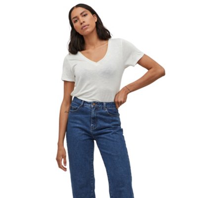 Tee-shirt à manches courtes femme Vinoel Multicolore 080877  VILA