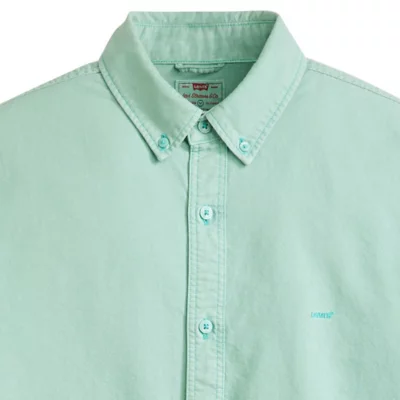 Chemise vert clair à manches longues, taille soviétique 42