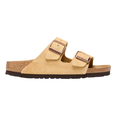 Chaussures Birkenstock Birkenstock Daim Marron Sandales Femme
