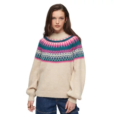 Pull Femme Slouchy Pattern SUPERDRY BLACKSTORE - Main Image