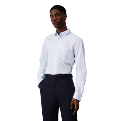 Chemise À Manches Longues Homme Poplin Stretch CALVIN KLEIN - Main Image