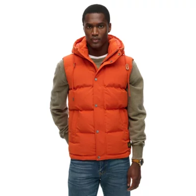 Gilet Sweat Sans Manche Homme Capuche Doudoune Sans Manche Homme