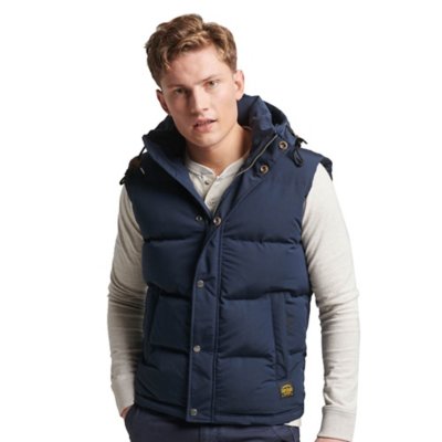 ② Veste SUPERDRY bleue homme Taille S — Vestes