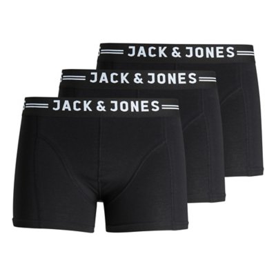 Boxer Homme Sense Trunks 3 Pack JACK JONES BLACKSTORE