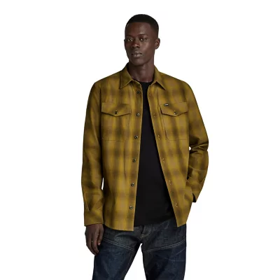 Chemise En Jean G-Star Pour Homme - Taille XXL | Chemise Denim Manches Longues Bleue