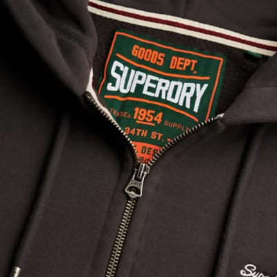 Sweatshirt Zippé À Capuche Homme Essential Logo Zip SUPERDRY