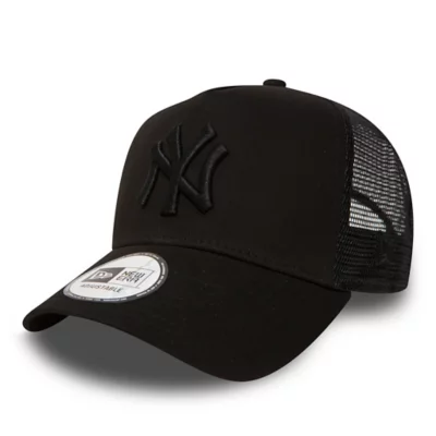 Casquette Homme New York Noir Gris Foncé - 100% Coton, Visière Courbée, Réglable, Neuf Sans étiquette