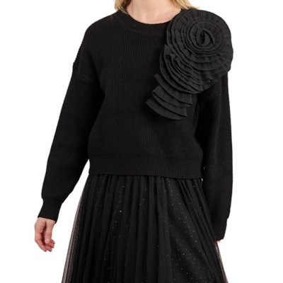 Pull femme fantaisie à rose Multicolore 1785DN  MOLLY BRACKEN