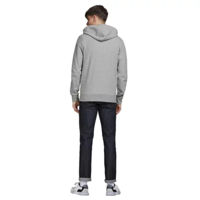 Sweat à Capuche Zippé Jack & Jones JJbasic - Homme - Regular Fit - 50% Coton/50% Polyester - Noir