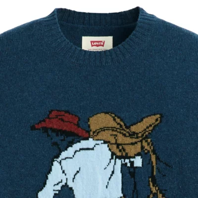 Pull Homme Original Housemark Bleu pétrole LEVIS BLACKSTORE