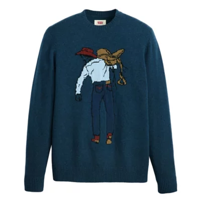 Pull Homme Original Housemark Bleu pétrole LEVIS BLACKSTORE