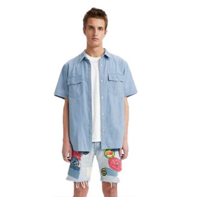 Chemise western homme RCA imprimé cachemire explosé manches