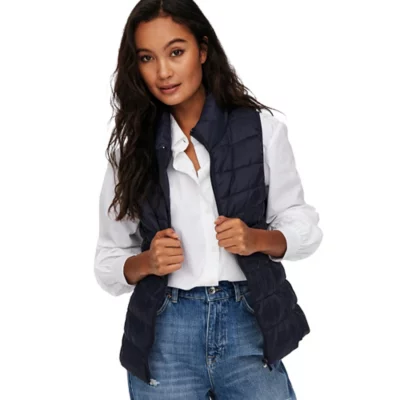 Doudoune Sans Manche Femme Neclaire Quilted ONLY BLACKSTORE