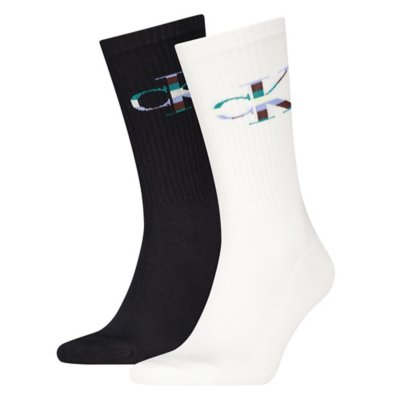 Chaussettes homme Monogram (Lot de 2) Multicolore 2288020 CALVIN KLEIN
