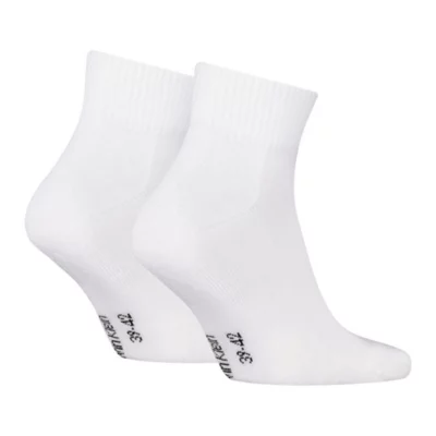Levi's Lot De 2 Paires De Chaussettes Unisexes, Blanc/gris, 35-38 EU