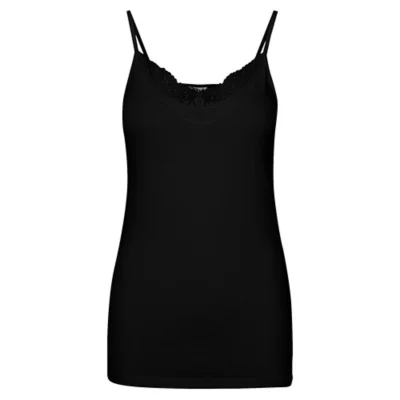 Débardeur Femme Avenue Noir Grande Taille 18/20 - Polyester, Sans Étiquettes, Neuf