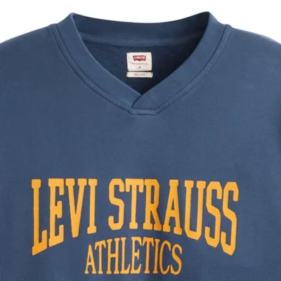 Levi Strauss Sweat Shirt Homme Levis Sweat Relaxed Graphic Blanc