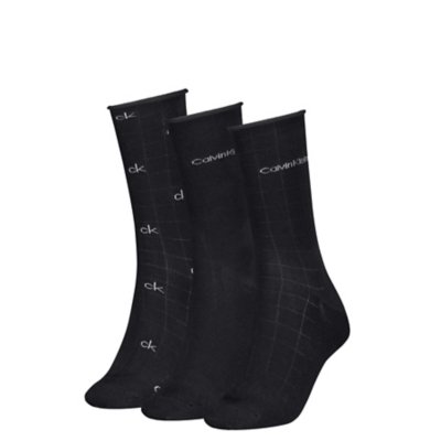 Chaussettes hautes femme Giftbox Gird (Lot de 3) Multicolore 2353680 CALVIN KLEIN
