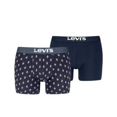Levi's Boxer Homme Lot De 2 - Sous-vêtements Confortables En Coton Stretch, Taille Parfaite Et Maintien Optimal