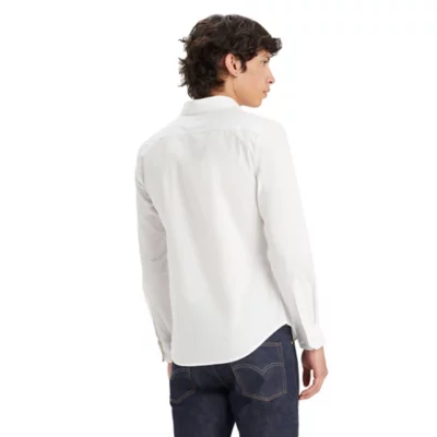 Chemise homme à manches longues Noir et bleu Noir et bleu