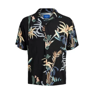 JACK & JONES Chemise Manches Courtes Homme Jjebreeze - Casual Confort Quotidien