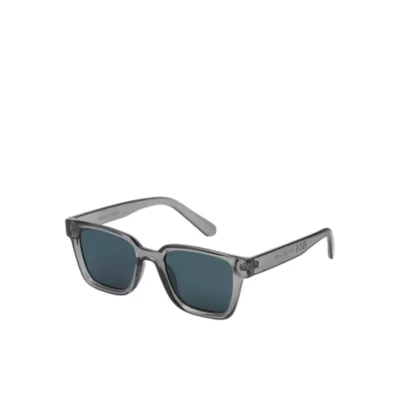 Lunettes De Soleil Homme Tropical, Monture Métal Grise, Verres Polycarbonate Teintés, UV400