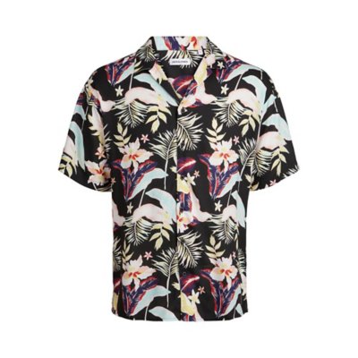 Chemise à manches courtes homme Jjjeff Floral Aop Resort Multicolore 2523900 JACK & JONES
