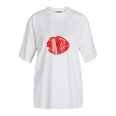 JJXX Jxselma Loose SS Tee Jrs - T-Shirt Donna A Giromanica, Morbida E Casual, Vestibilità Comoda, Jersey, Colore Unico, Taglie Regolari