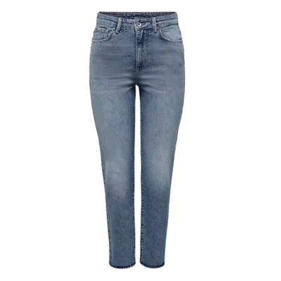 Jean Skinny Only Femme - Taille Basse Détails Usés - 5 Poches - Coupe Adjustable