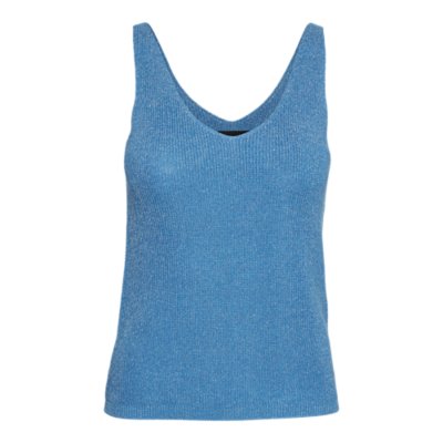 Débardeur Artimaglia Notte Bleu Marine - Soie - Taille 5 - Made In Italy - Neuf Avec Étiquettes