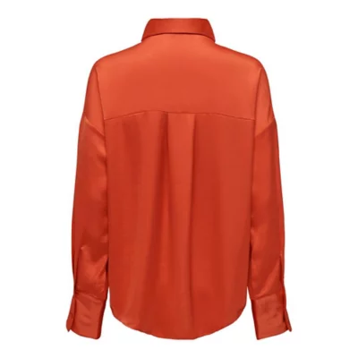 Chemise manches longues avec volants violet femme | Morgan