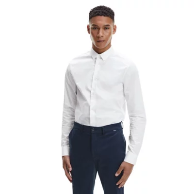 Jeans Chemise Homme Calvin Klein Slim Fit Chemise À Manches