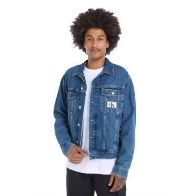 Veste en jean homme calvin klein sale