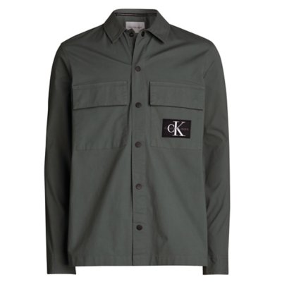 Chemise à manches longues homme Cargo Overshirt Multicolore 325618  CALVIN KLEIN