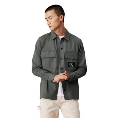 Chemise à manches longues homme Cargo Overshirt Multicolore 325618  CALVIN KLEIN