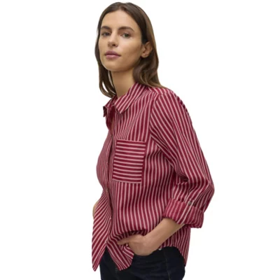 Chemise De Pêche Magellan Aransas Pass Pour Femme, XS Rouge/rose, Avec Poches Et Protection UV