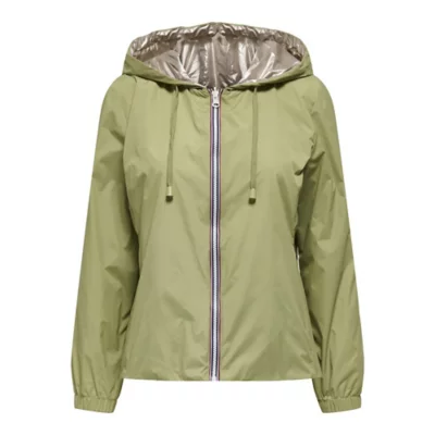 Fxkareiten Vestes de pluie - Coupe-vent - Pour femme - Avec capuche - Imperméable - Coupe-vent