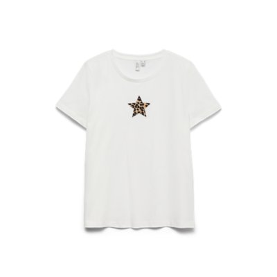 Tee-shirt à manches courtes femme Isuma Multicolore 340644  VERO MODA