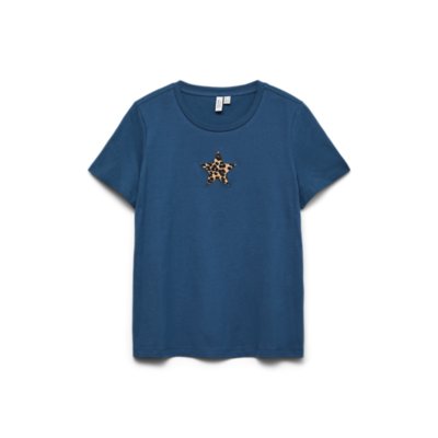 Tee-shirt à manches courtes femme Isuma Multicolore 340644  VERO MODA