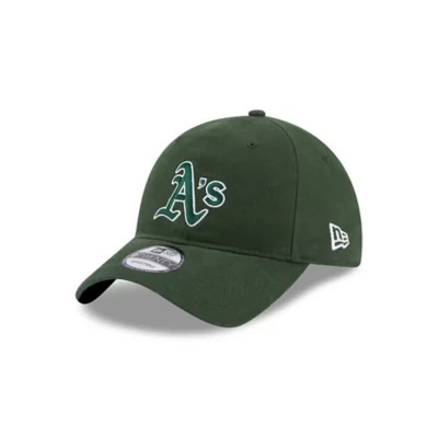 Casque Baseball Schutt Oakland A's – Vert, Taille OSFM Junior, Ouvert