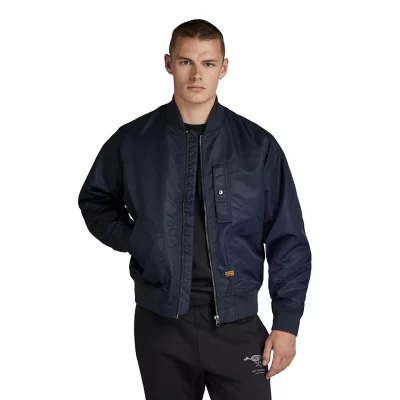Veste Homme Deck Bomber BLEU G-STAR BLACKSTORE