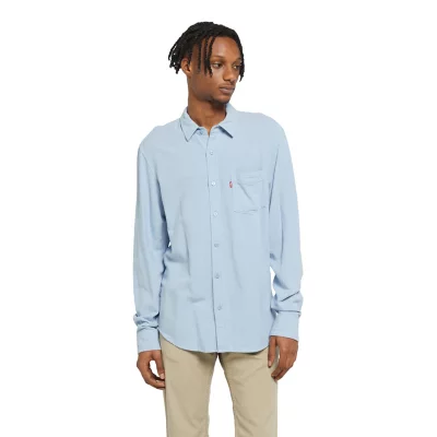 Chemise Soleil Dover Saddlery Manches Longues 1/4 Zip - Bleuet, Taille L