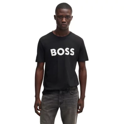 送料込★Hugo Boss★Thinking 1 10246016 Tシャツ HUGO BOSS STYLE THINKING 1 T-SHIRT WHITE