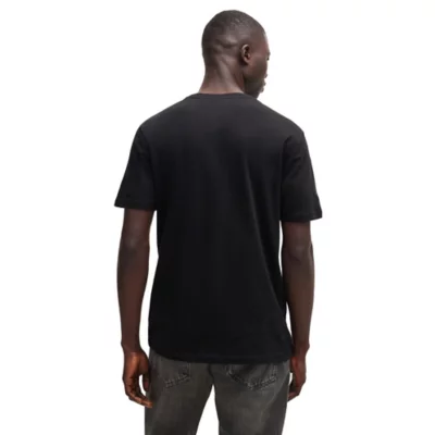 送料込★Hugo Boss★Thinking 1 10246016 Tシャツ Hugo Boss Thinking 1 Logo T-Shirt in Navy - Outlet Sale